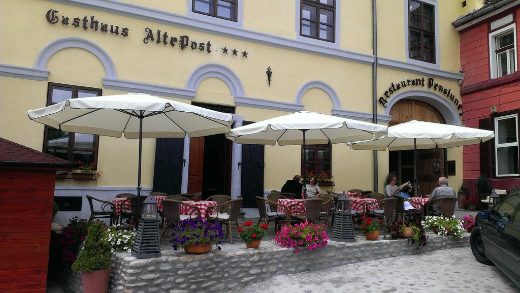 Pensiunea Gasthaus Alte Post Sighisoara Ngoại thất bức ảnh